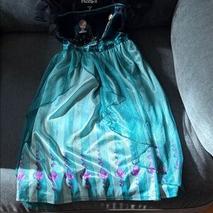 Disney Frozen Themed Blue and Purple Dress